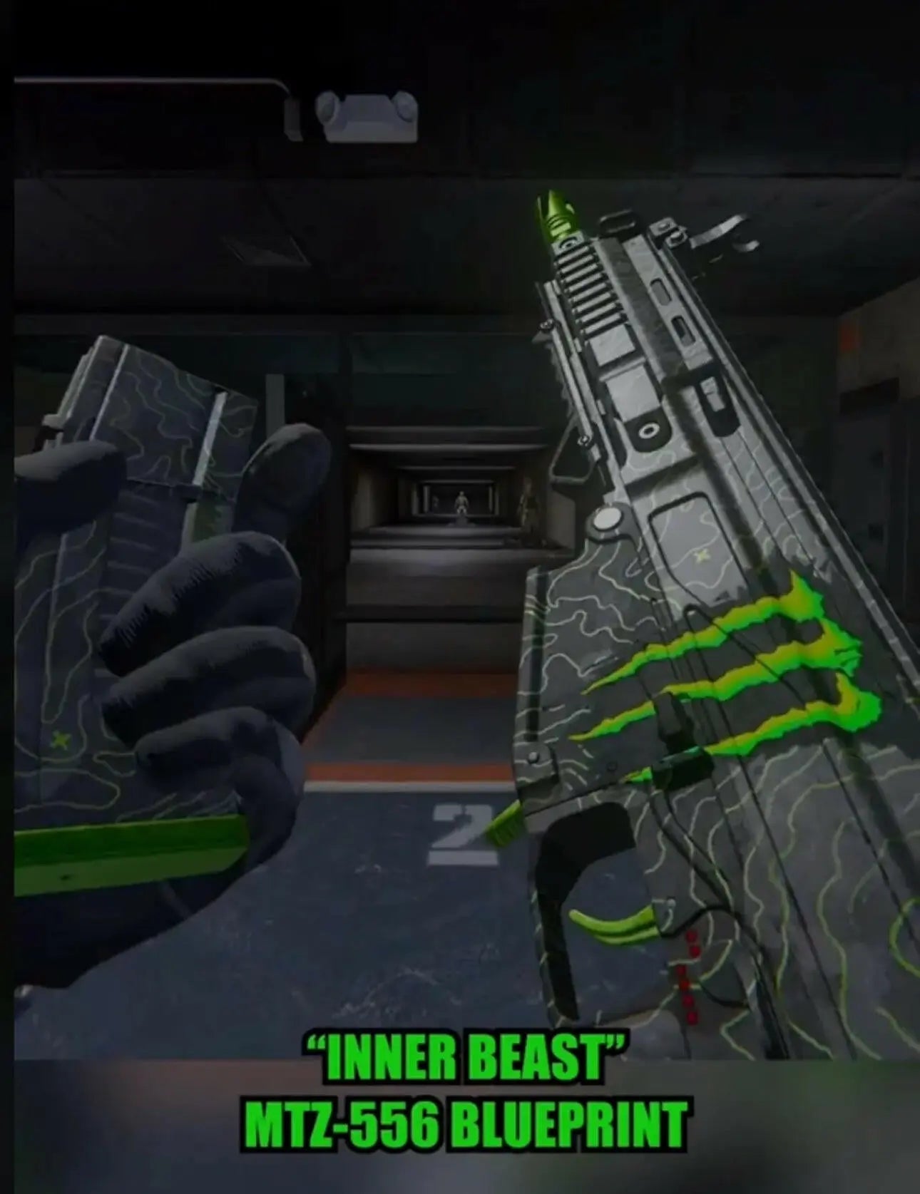 CALL OF DUTY MODERN WARFARE 3 MONSTER ENERGY - INNER BEAST BLUEPRINT COD MW3