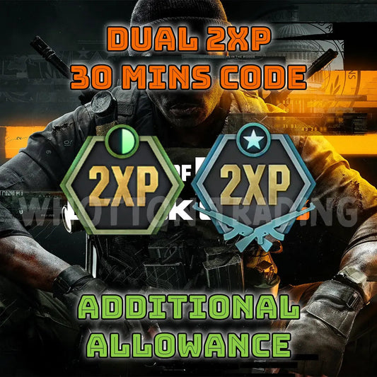 Call of Duty Black Ops 6 | Dual Rank & Weapon 2XP | 30-Minute Boost Code