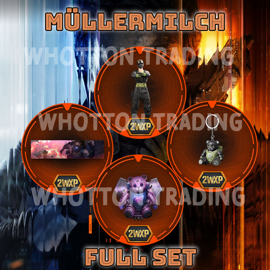 Call of Duty: Black Ops 7 | Muller Milk Full Set | Including Operator Skin + Charm + Calling Card + Emblem + 2WXP