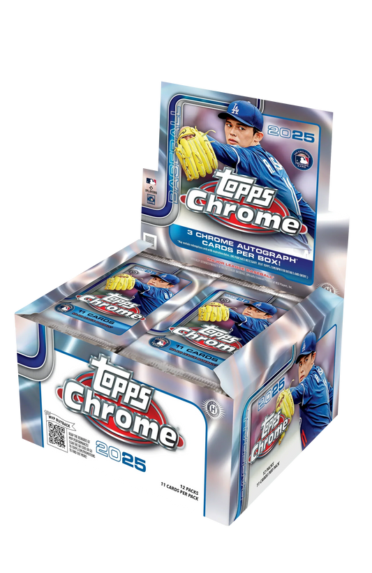 2025 Topps Chrome® Baseball - Hobby Jumbo Box - Shop at xdovtoxtgo