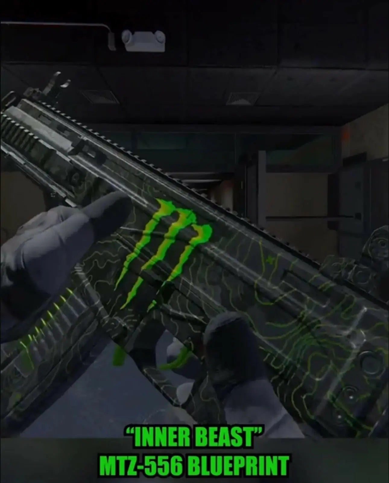 CALL OF DUTY MODERN WARFARE 3 MONSTER ENERGY - INNER BEAST BLUEPRINT COD MW3