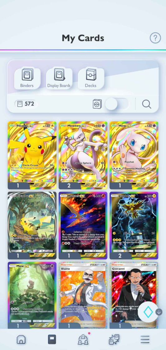 Pokémon TCG Pocket: 4 Crown Cards | 570+ Cards