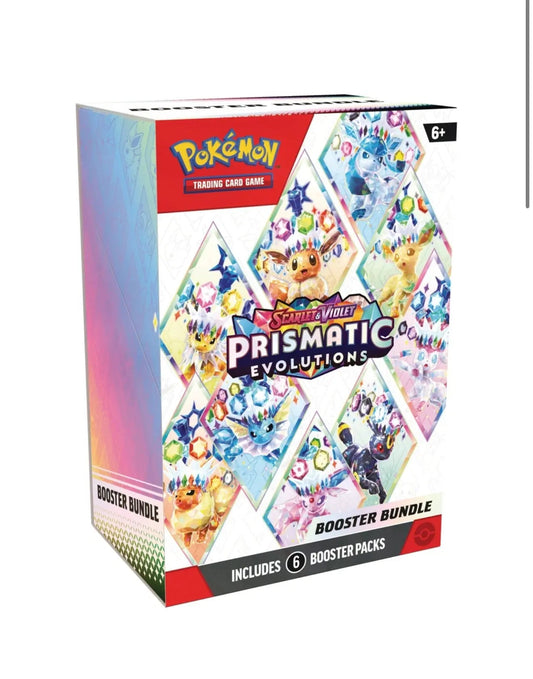 Pokémon Trading Card Game (TCG): Scarlet & Violet Prismatic Evolutions Booster Bundle