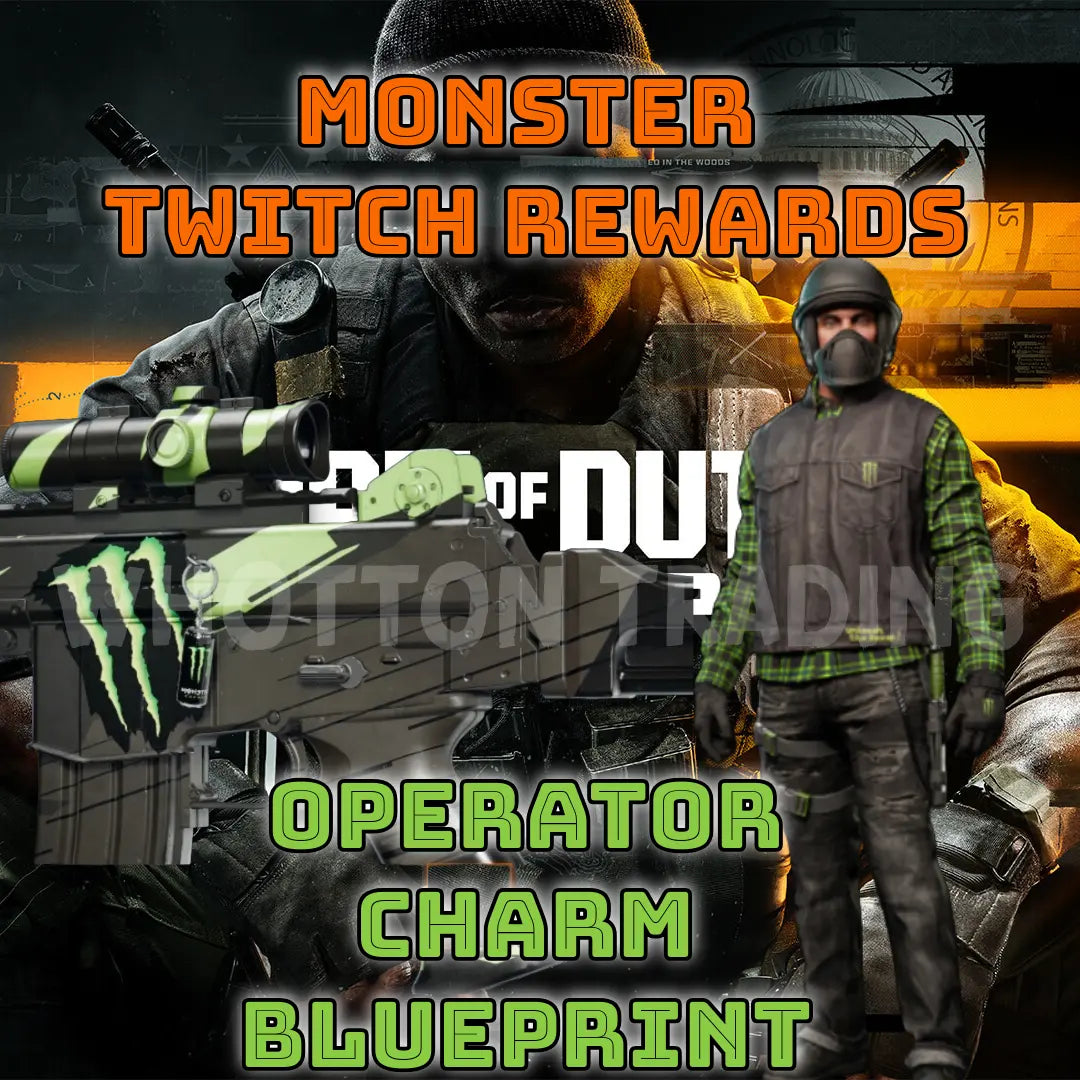 Call of Duty Black Ops 6 x Twitch Monster Rewards Full Set Code