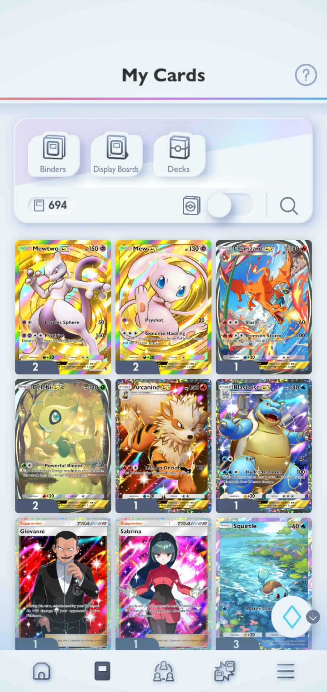 Pokémon TCG Pocket: 4 Crown Cards | 690+ Cards