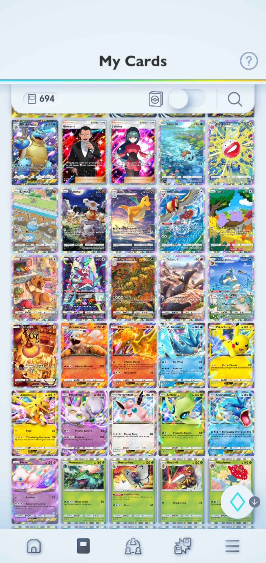 Pokémon TCG Pocket: 4 Crown Cards | 690+ Cards