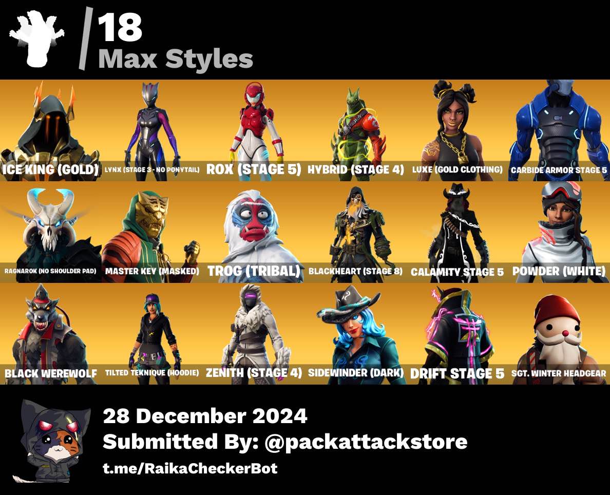 Fortnite Account - 113 Skins | IKONIK, OG STW, Sparkle Specialist, The Reaper