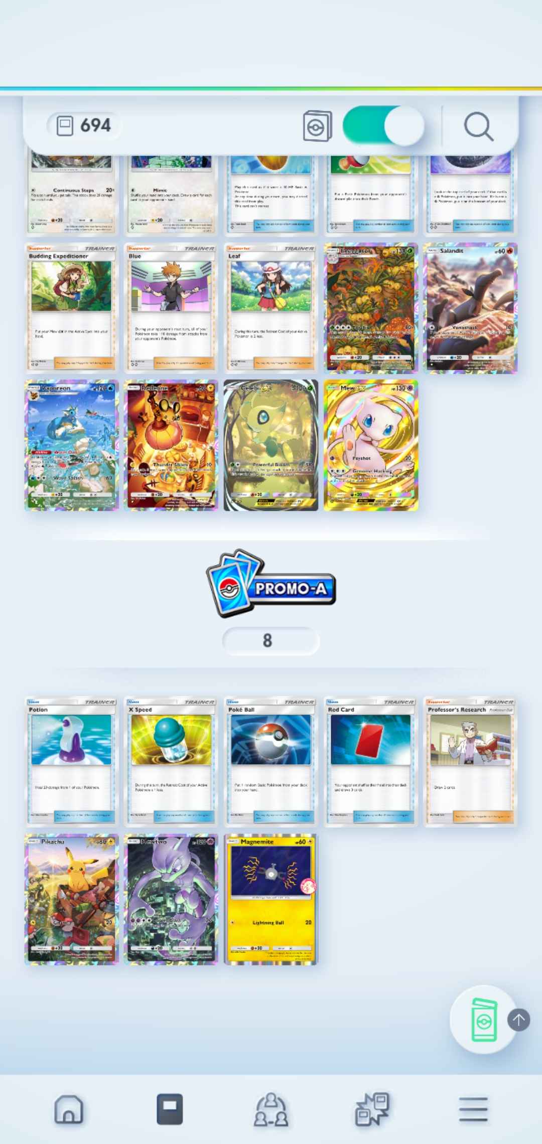 Pokémon TCG Pocket: 4 Crown Cards | 690+ Cards