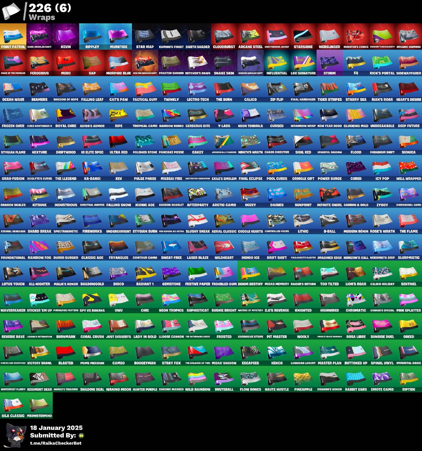 Fortnite Account - OG STW, IKONIK, Rogue Spider Knight, Merry Mint Axe, 112 Max Styles | 369 Skins