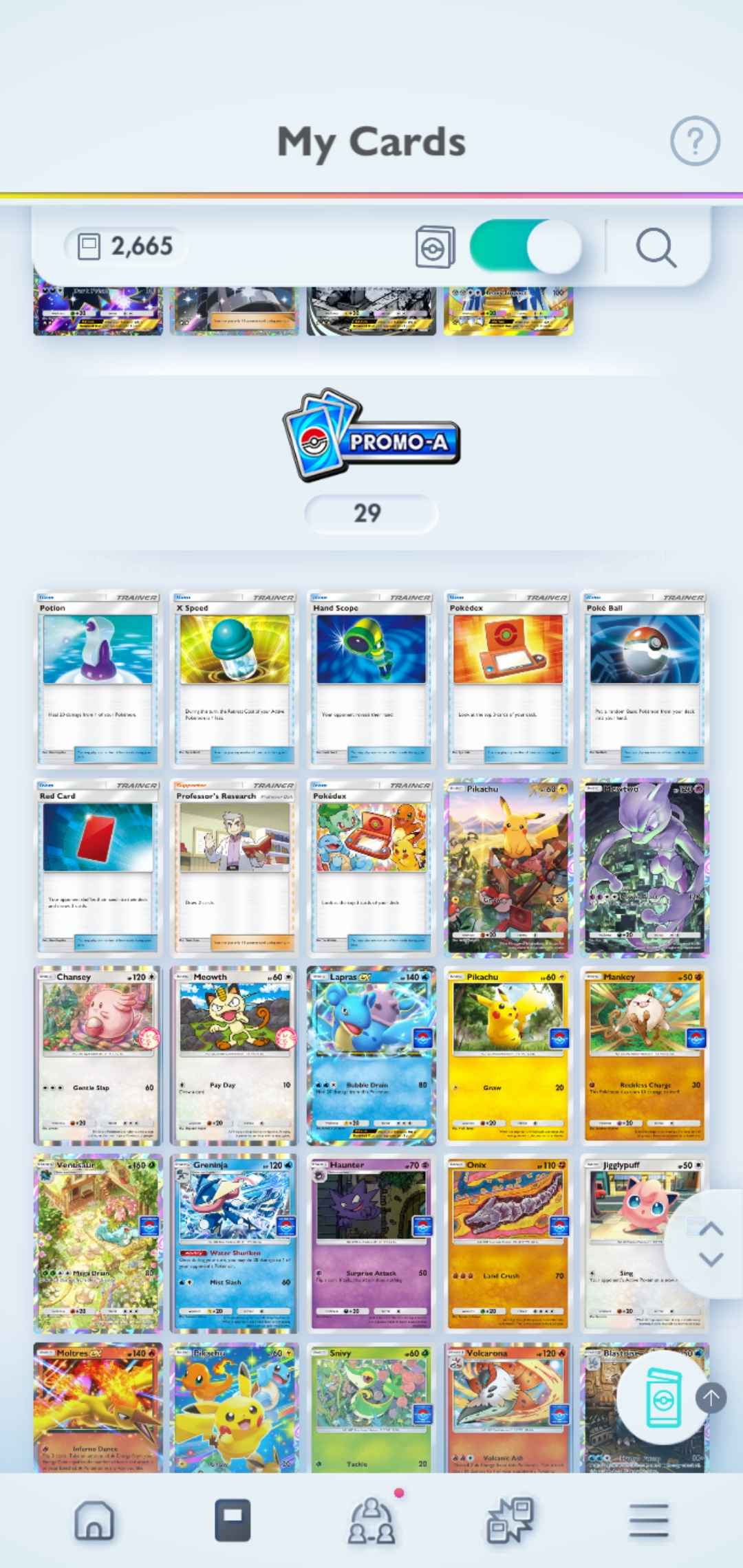 Pokémon TCG Pocket: LvL. 34 | 2600+ Cards | 2 Crown Cards + 8 Immersive Cards | Charizard & Dialga Crown EX | Charizard, Pikachu, Mewtwo, Celebi & Palkia Immersive