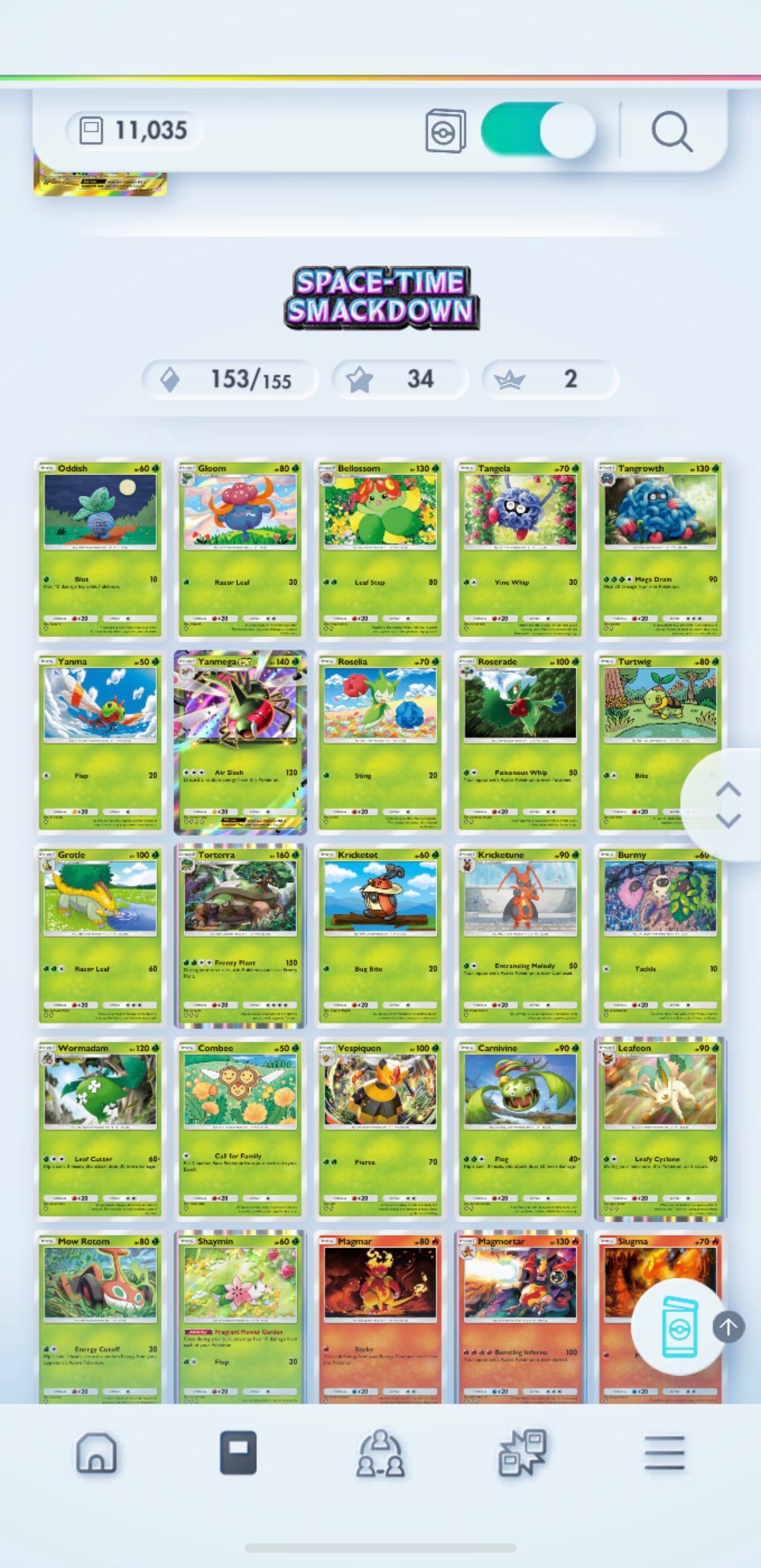 Pokémon TCG Pocket: LvL. 50 | 11,000+ Cards | 7 Crown Cards + 29 Immersive Cards | Darkrai EX, Gyarados EX, Celebi EX