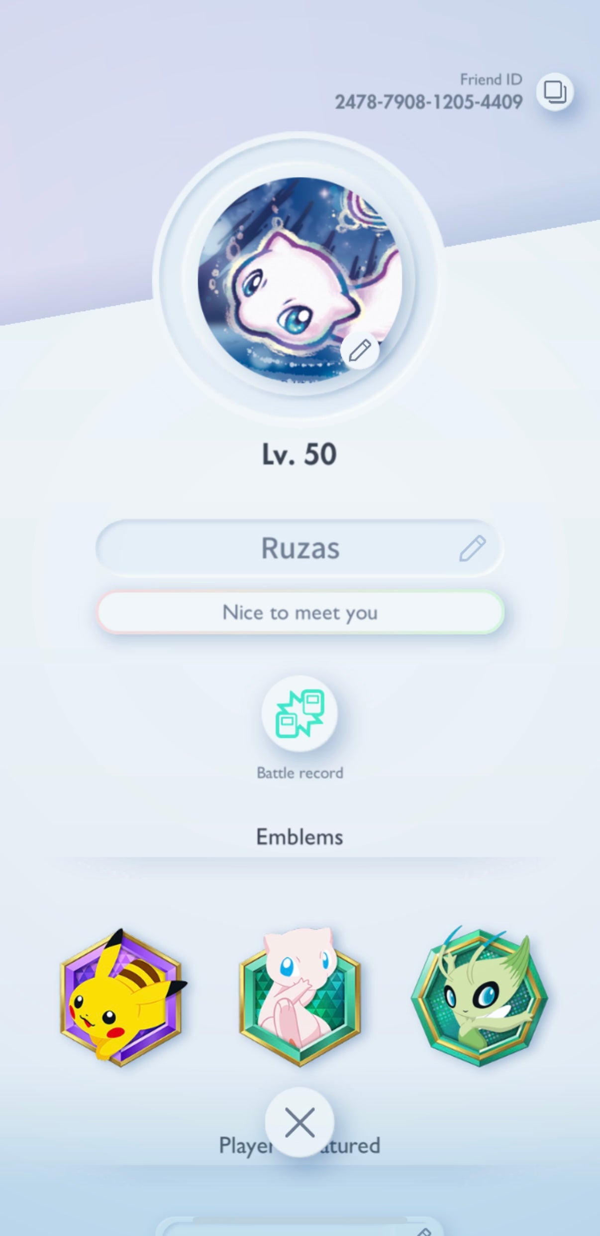 Pokémon TCG Pocket: LvL. 50 | 11,000+ Cards | 7 Crown Cards + 29 Immersive Cards | Darkrai EX, Gyarados EX, Celebi EX