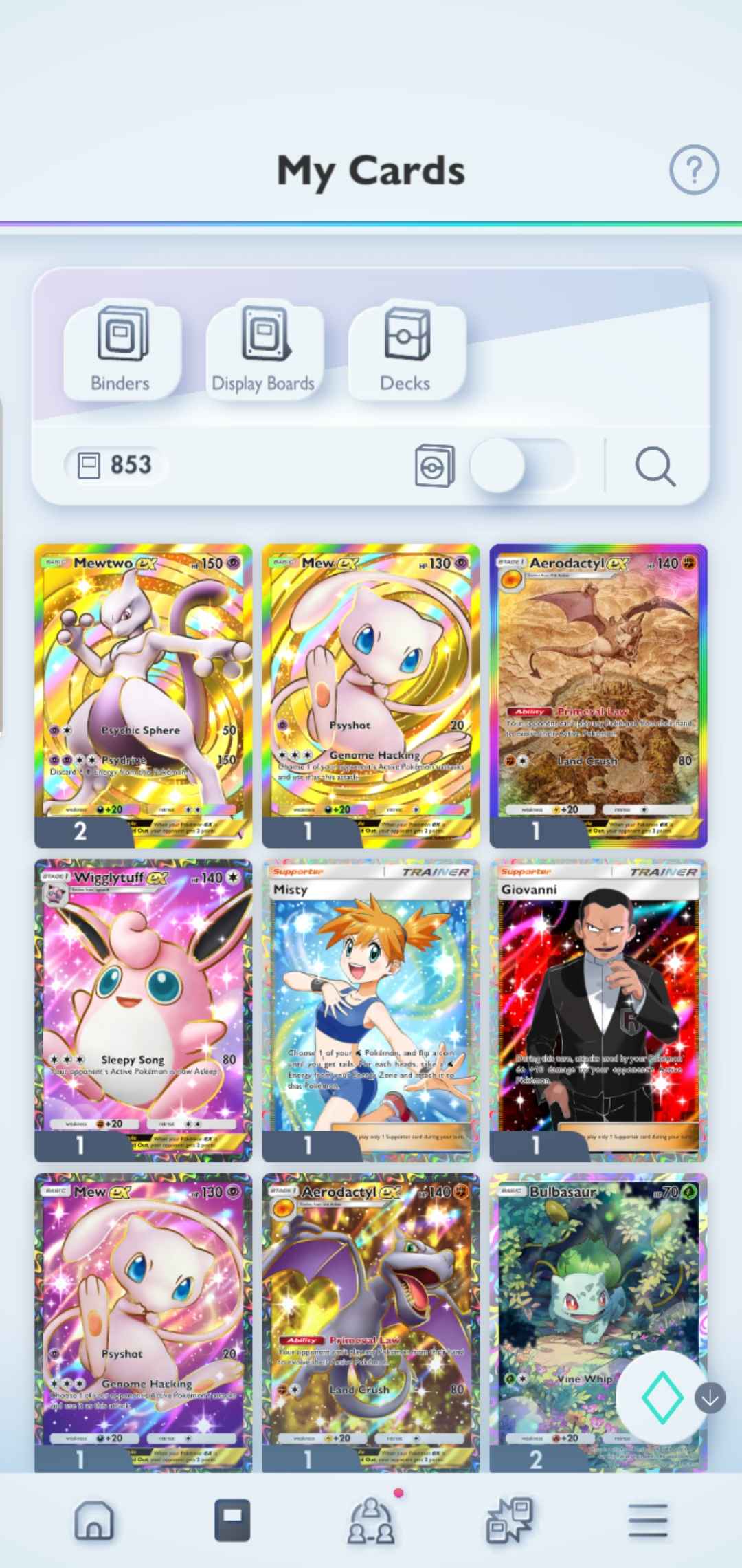 Pokémon TCG Pocket: 3 Crowns | 850+ Cards, Crown Mewtwo x 2, Crown Mew