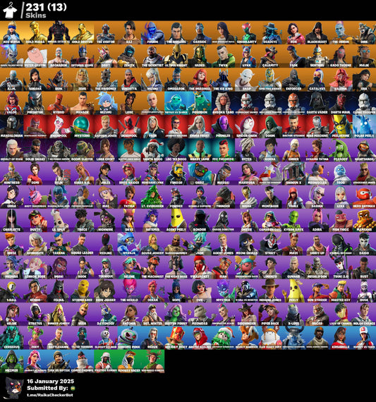 Fortnite Account - Neo Versa, Omega Stage 5, The Visitor, Aerial Assault (Not OG), 79 Max Styles | 231 Skins