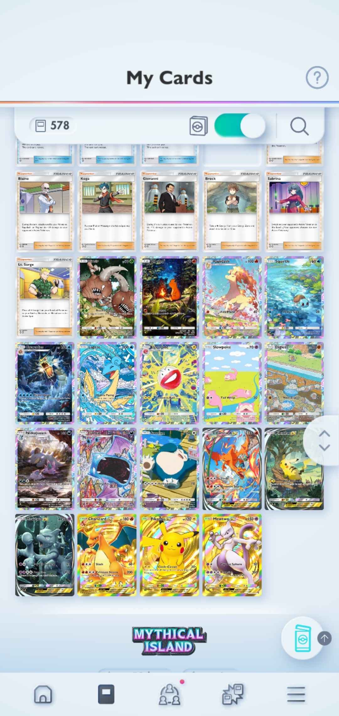 Pokémon TCG Pocket: 4 Crown Cards | 588+ Cards