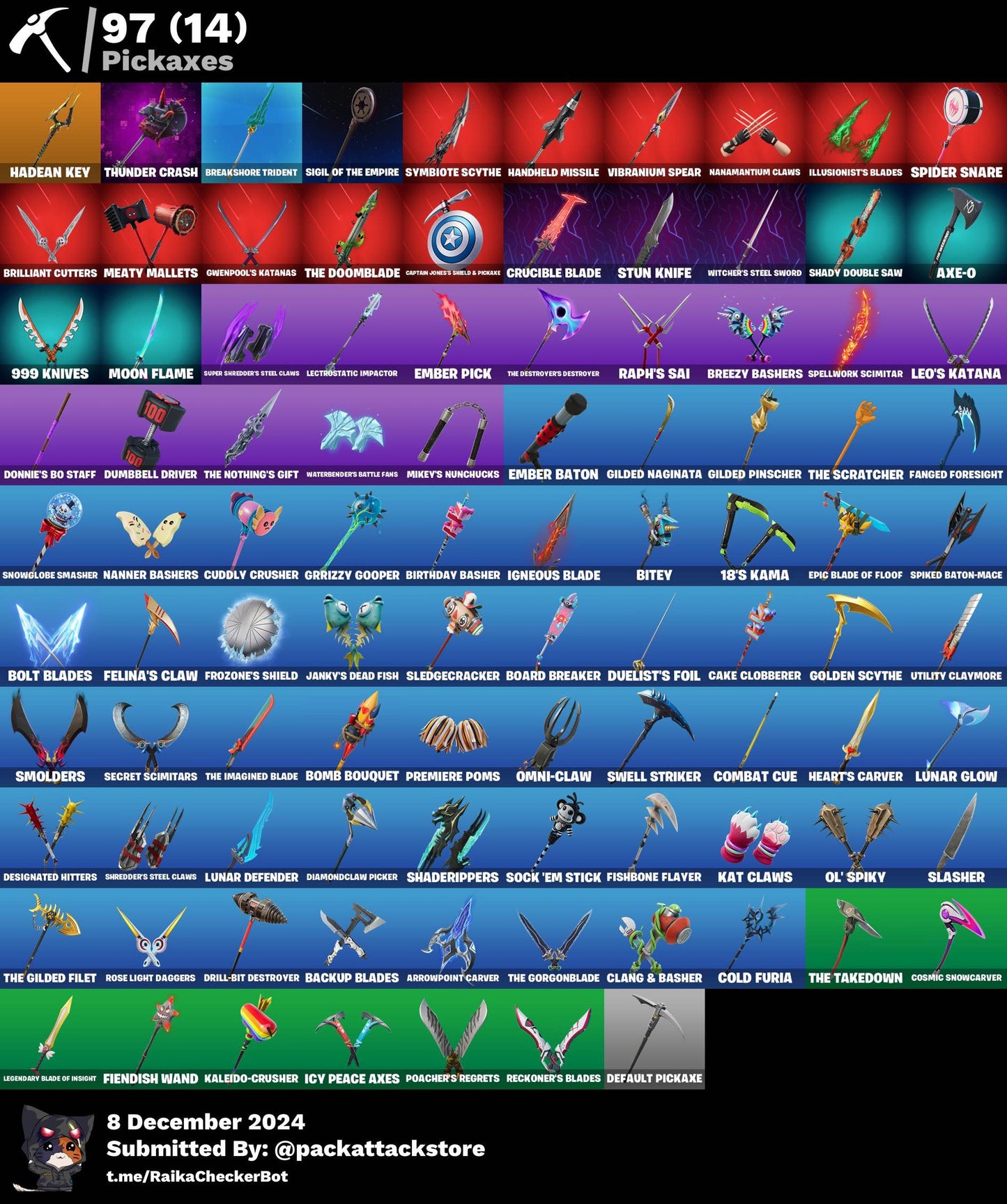 Fortnite Account - 125 Skins | Katalina, Eddie Brock, Hades, Zeus