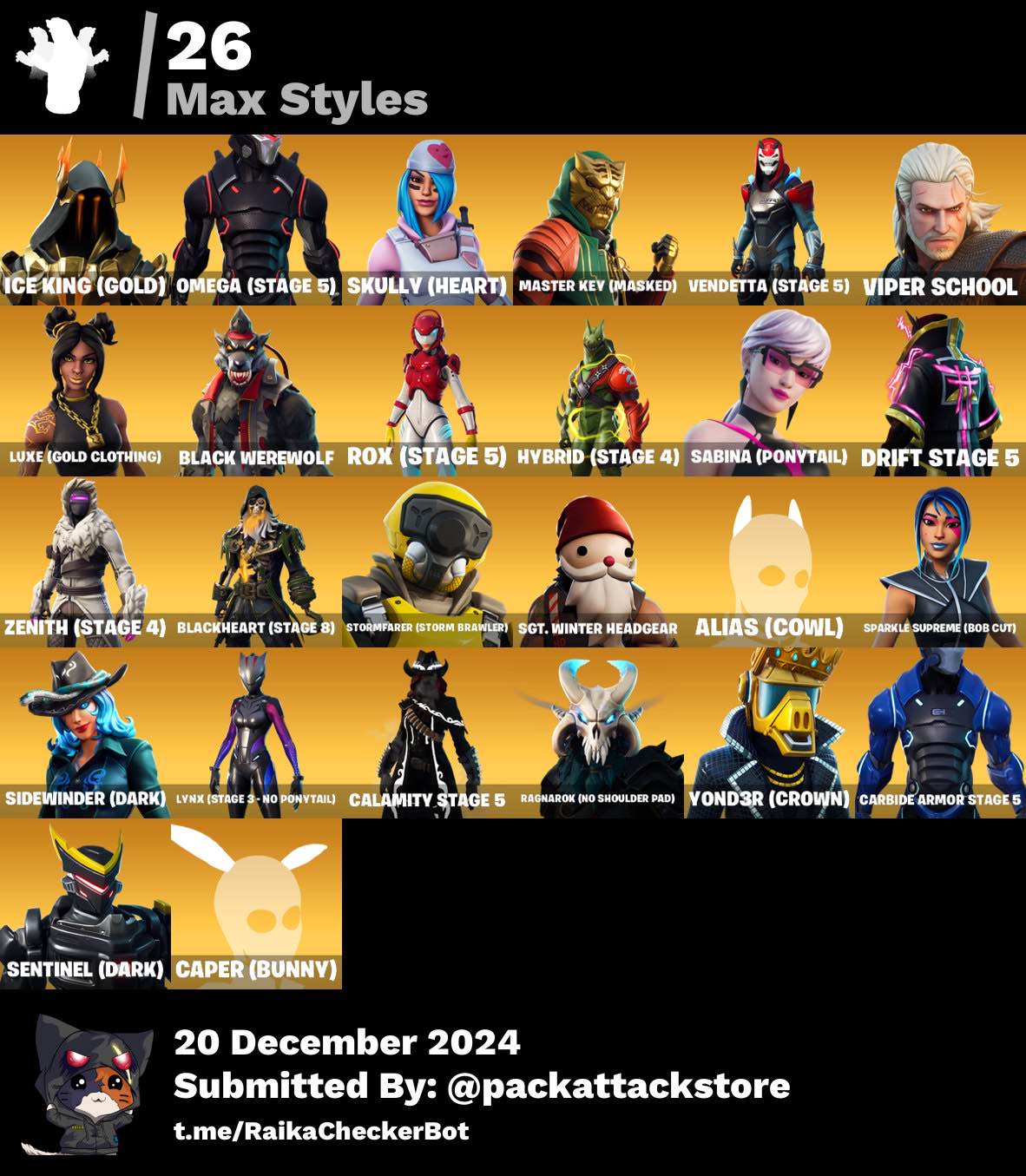 Fortnite Account - Double Helix, Galaxy, Travis Scott, Astro Jack, Wonder, OG STW | 362 Skins