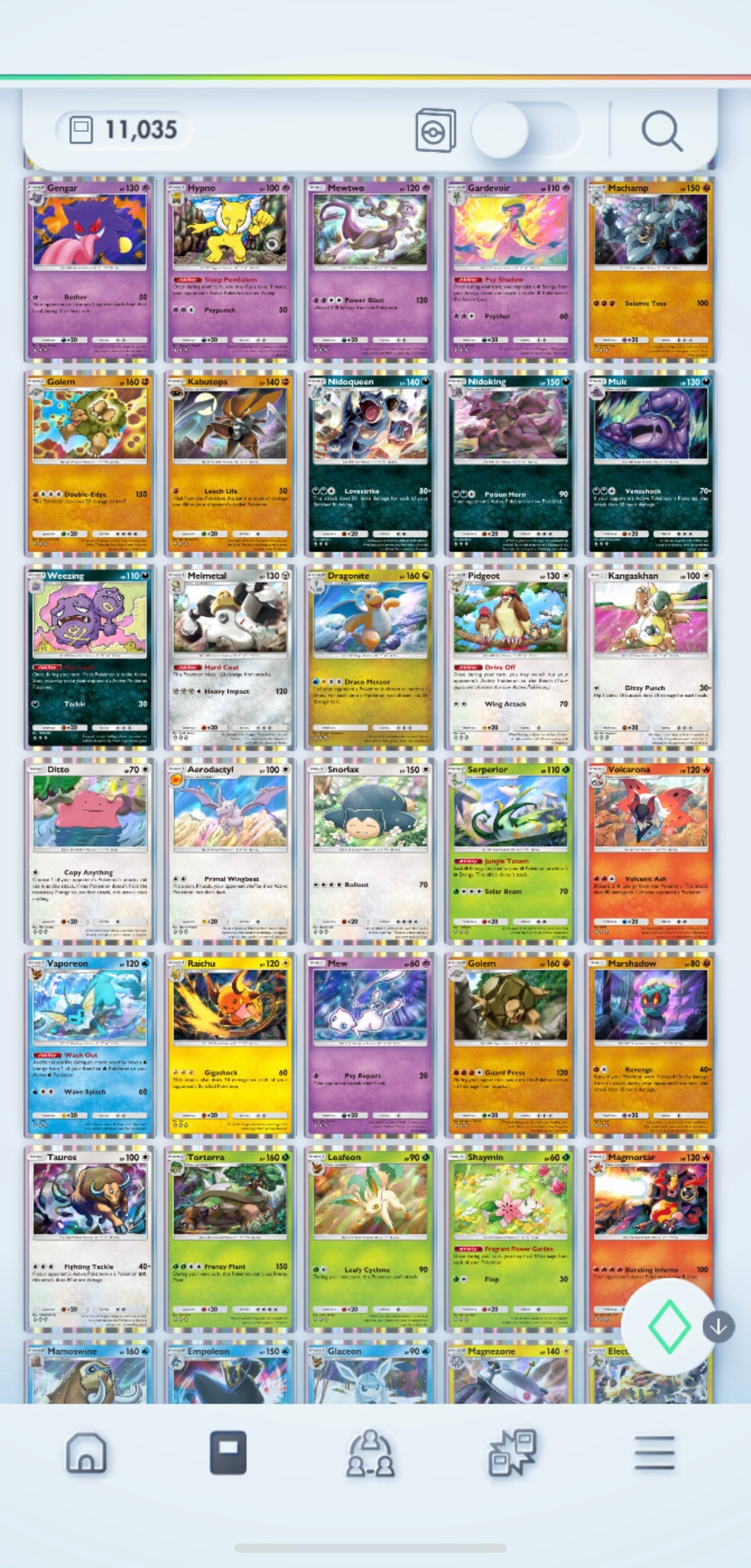 Pokémon TCG Pocket: LvL. 50 | 11,000+ Cards | 7 Crown Cards + 29 Immersive Cards | Darkrai EX, Gyarados EX, Celebi EX