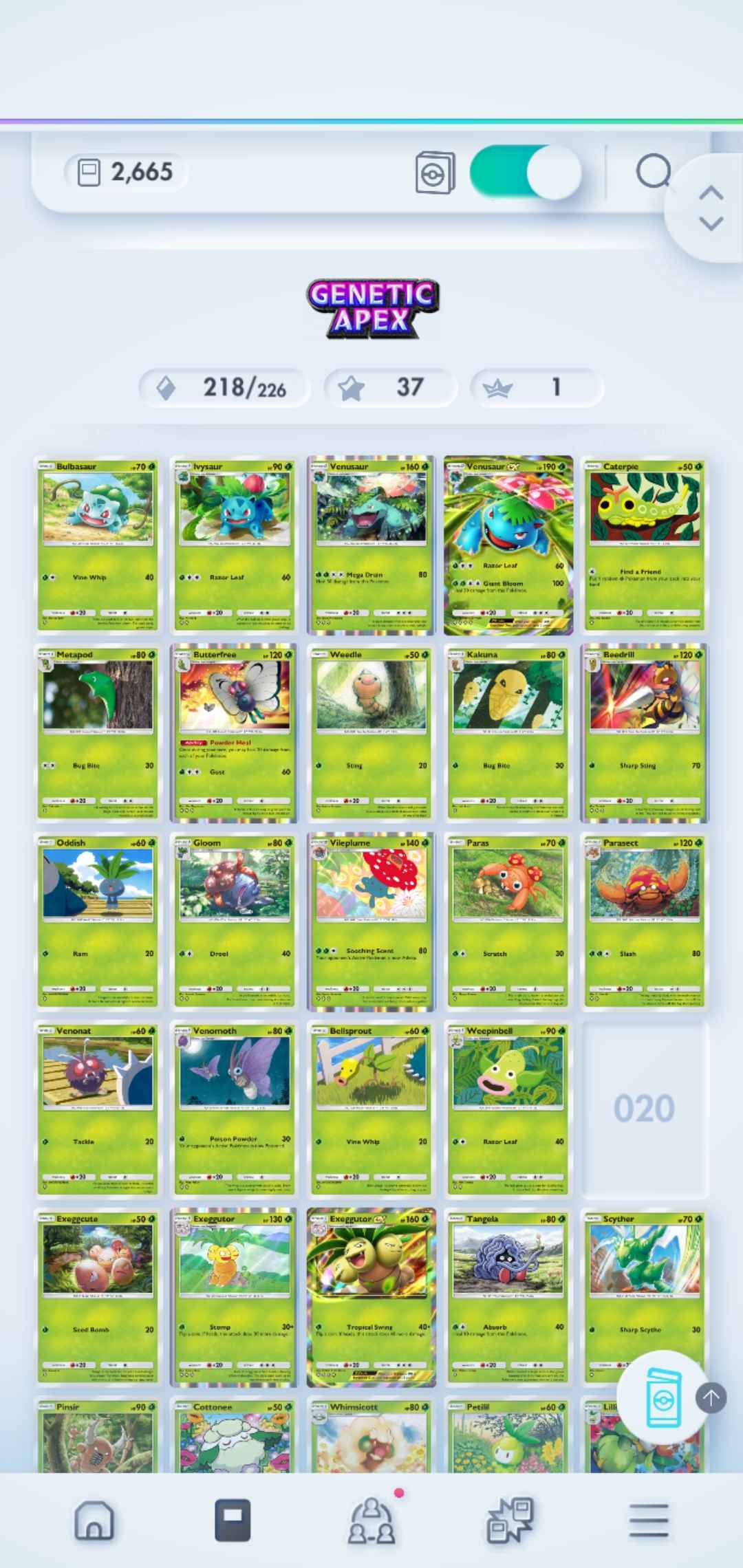 Pokémon TCG Pocket: LvL. 34 | 2600+ Cards | 2 Crown Cards + 8 Immersive Cards | Charizard & Dialga Crown EX | Charizard, Pikachu, Mewtwo, Celebi & Palkia Immersive
