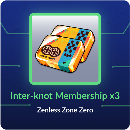 Inter-knot Membership x3 - Zenless Zone Zero