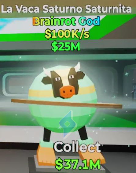 La Vaca Saturno Saturnita Brainrot God - Steal the Brainrot