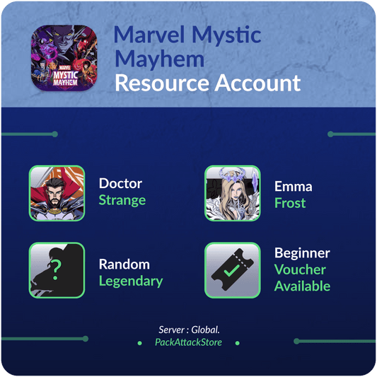 Doctor Strange + Emma + Random Legendary + Beginner Voucher Available