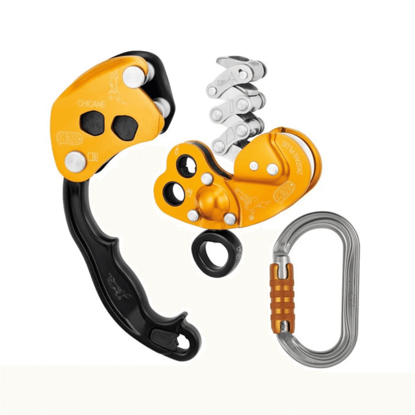 Chicane and Zigzag Mechanical Prusik Climbing Kit