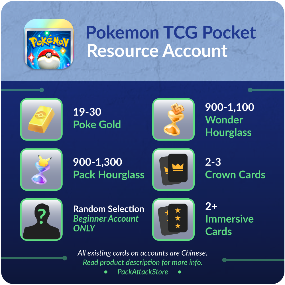 Pokemon TCG Pocket - Resource Accounts
