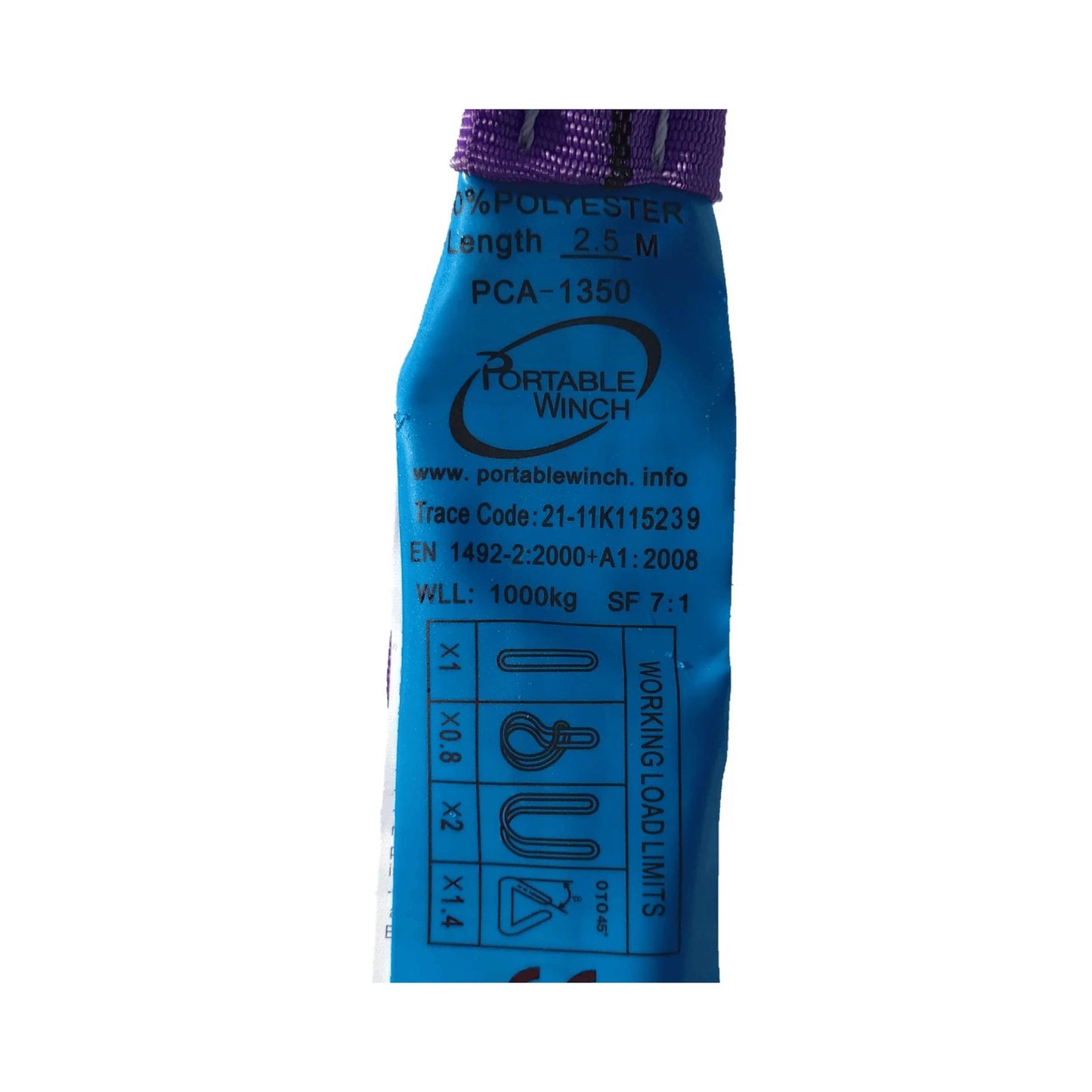 Endless Round Polyester Sling 2.5m