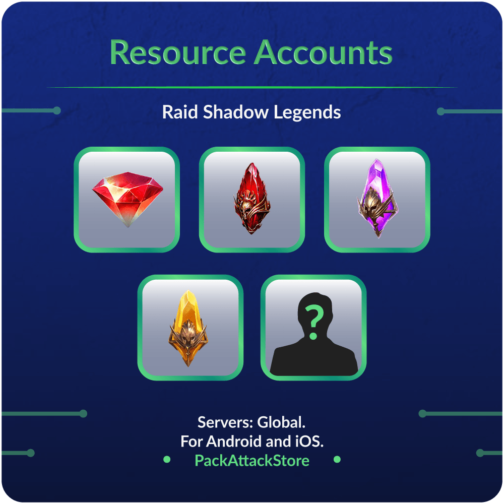 Raid: Shadow Legends - Resource Accounts