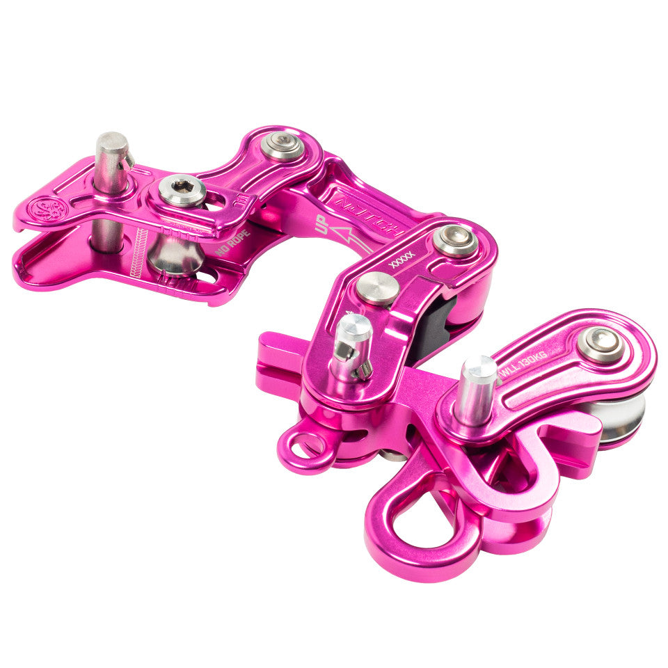 Rope Runner Pro Work Postioning Device Fuchsia