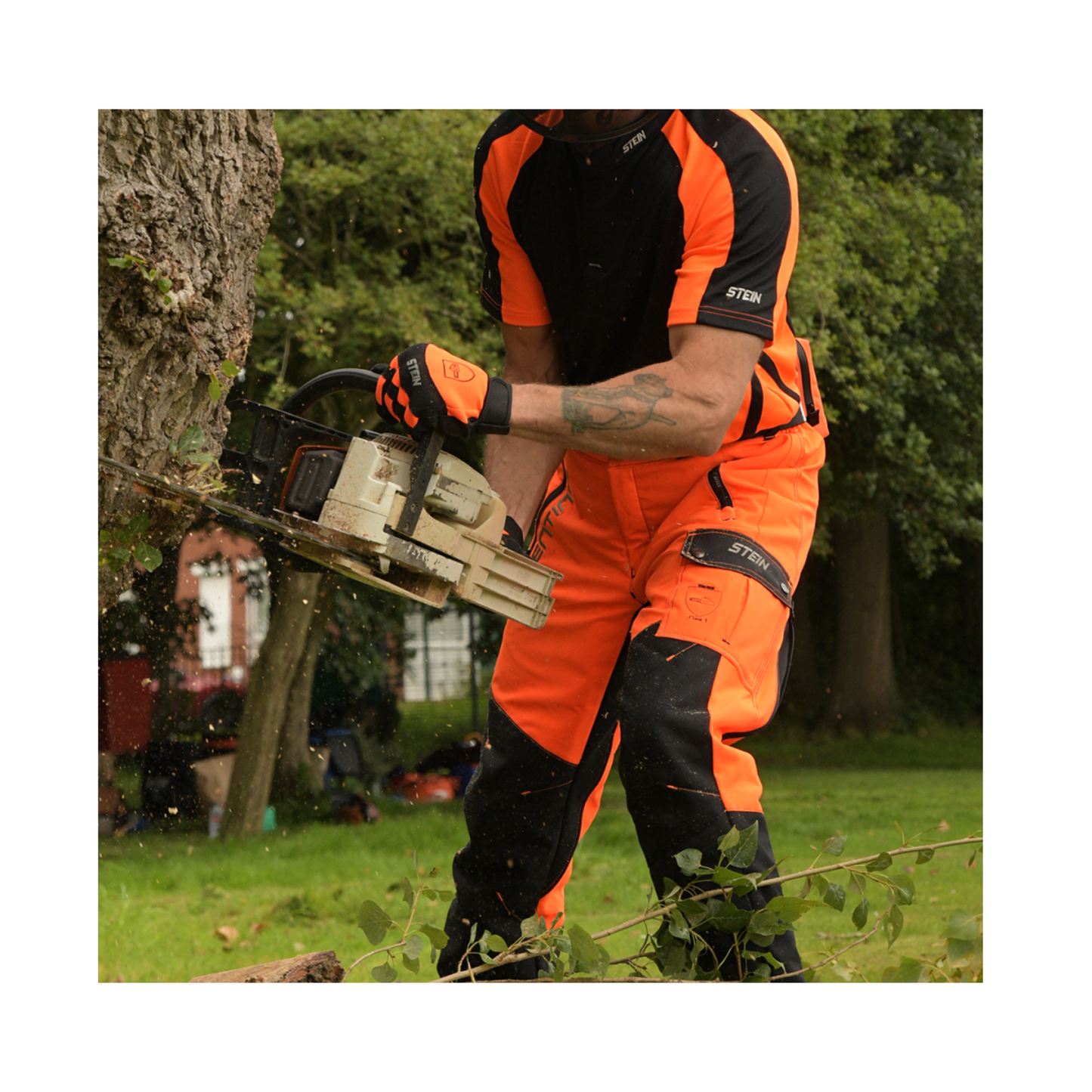 Sentinel Chainsaw Trousers Type A Orange