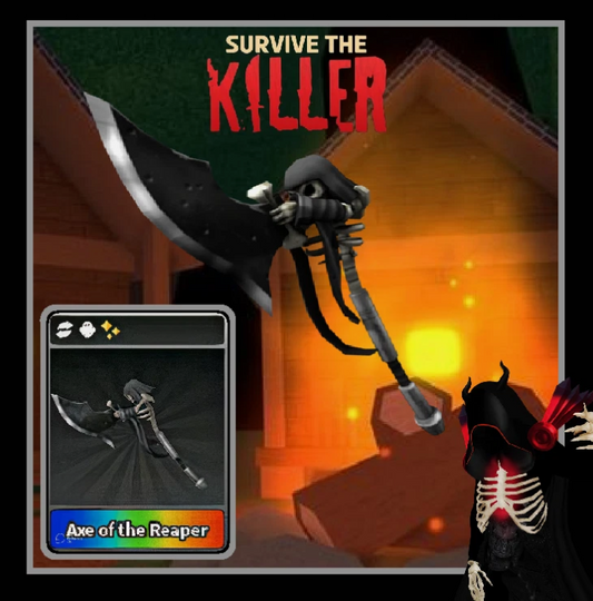 [ROBLOX - Survive the Killer] - Axe of the Reaper - [STK Spectrum Rarity Sword]