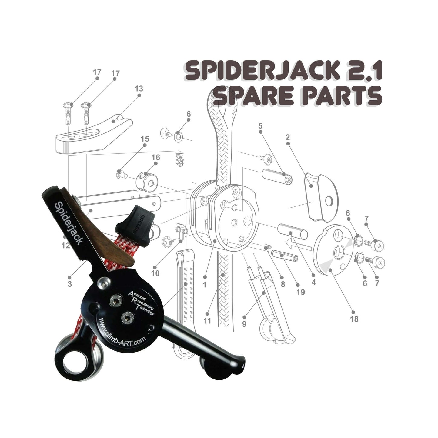 Spiderjack 2.1 Spare Parts