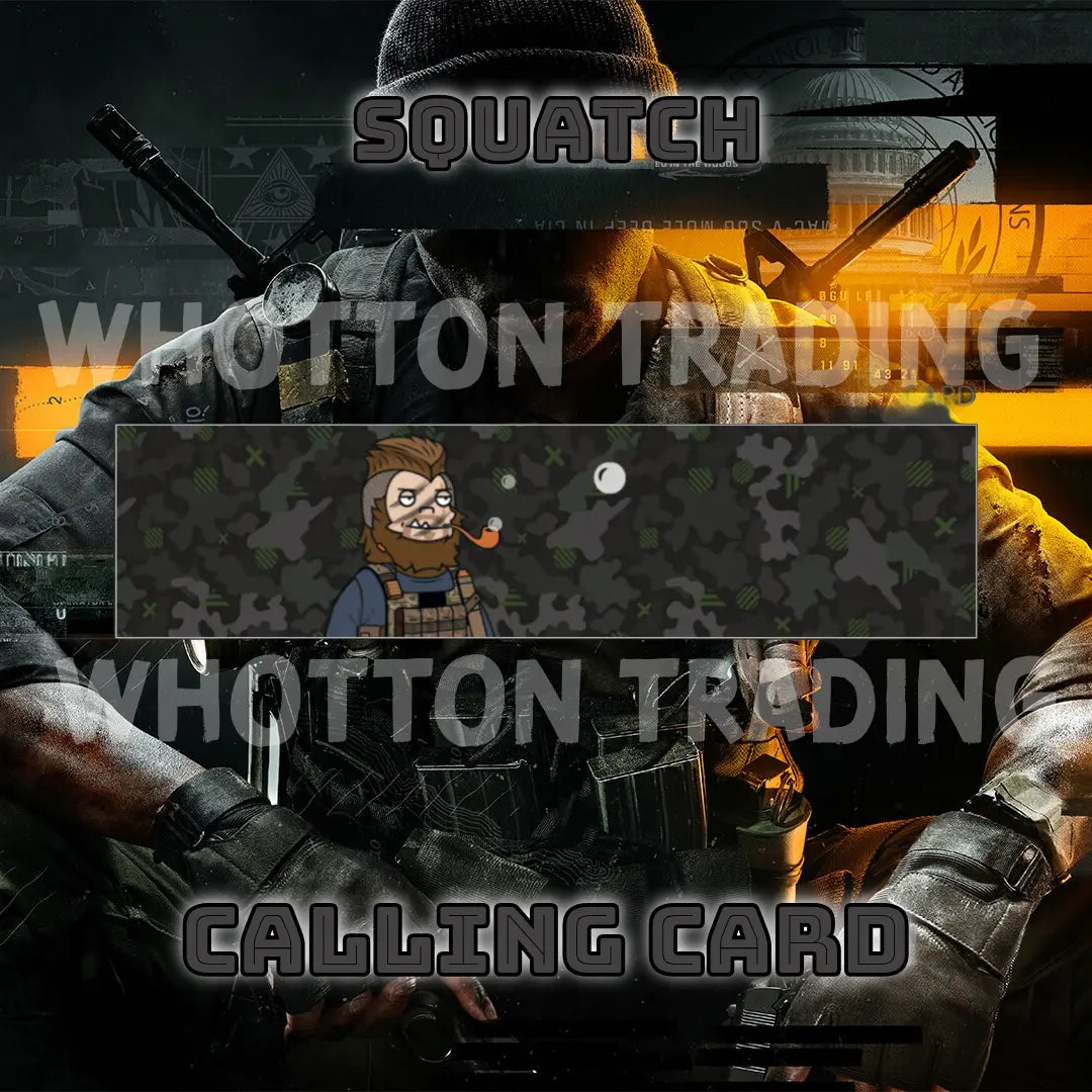 Call of duty Black Ops 6 x Dr Squatch "Squeaky Clean" Calling Card Exclusive