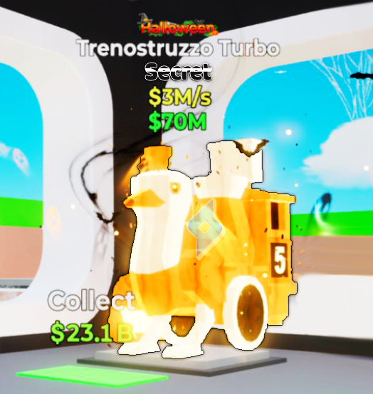 Trenostruzzo Turbo Halloween - Steal the Brainrot (Rebirth 12)