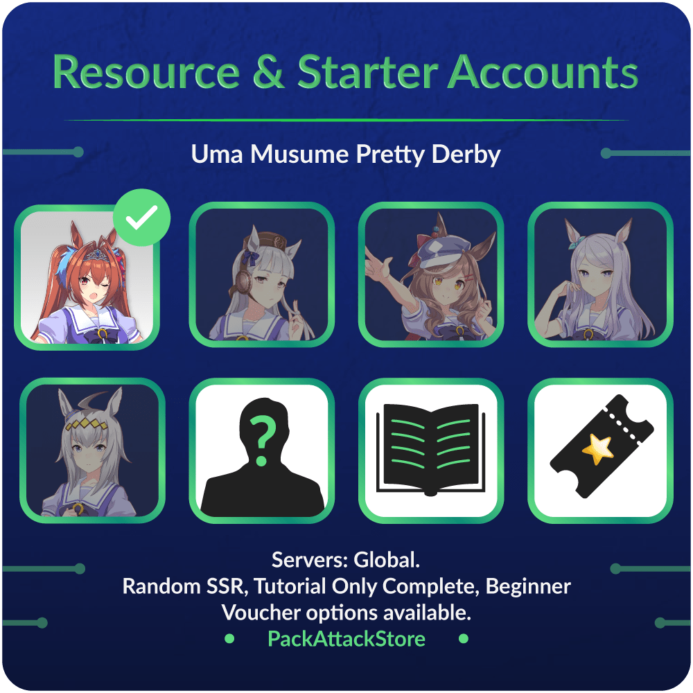 8 SSR: Super Creek + Fine Motion + 6 Random SSR + 3500 Carats + Tutorial Only + Beginner Voucher Available