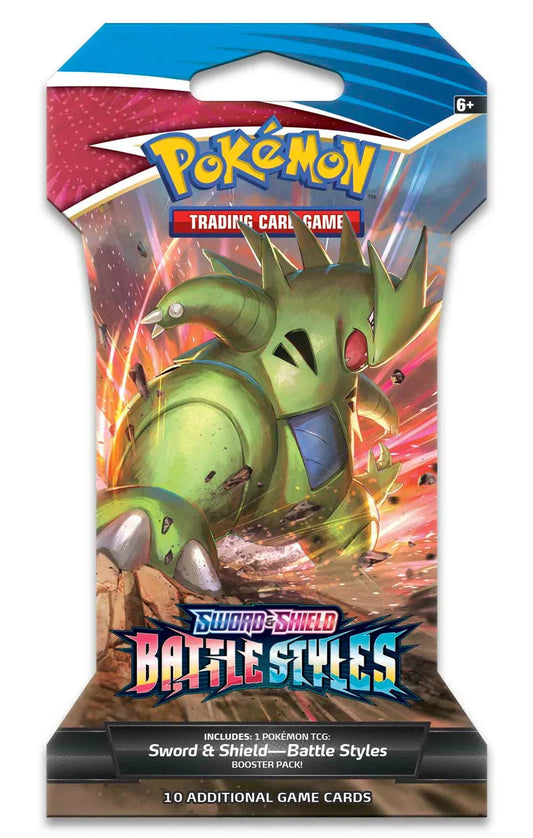 Sword & Shield: Battle Styles - Sleeved Booster Pack (Single Strike Tyranitar V) - Shop at xdovtoxtgo