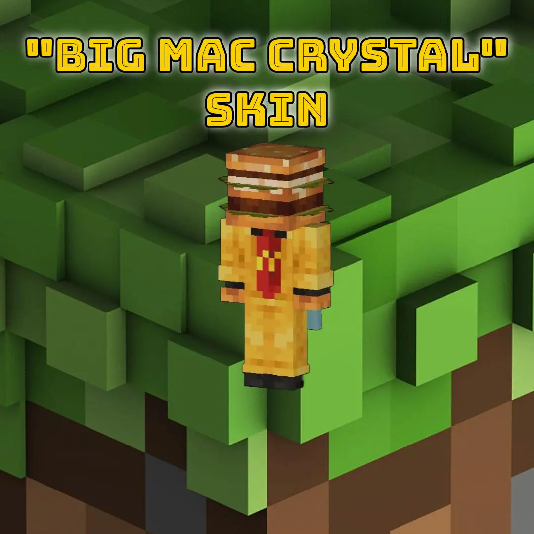 Minecraft x McDonalds - "Big Mac Crystal" Digital Code