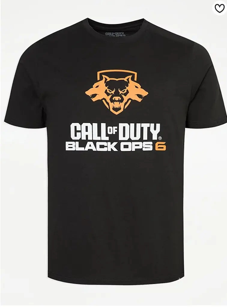 Black Call Of Duty Graphic T-Shirt ( No In-Game Content)