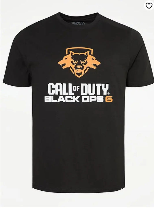 Black Call Of Duty Graphic T-Shirt ( No In-Game Content)