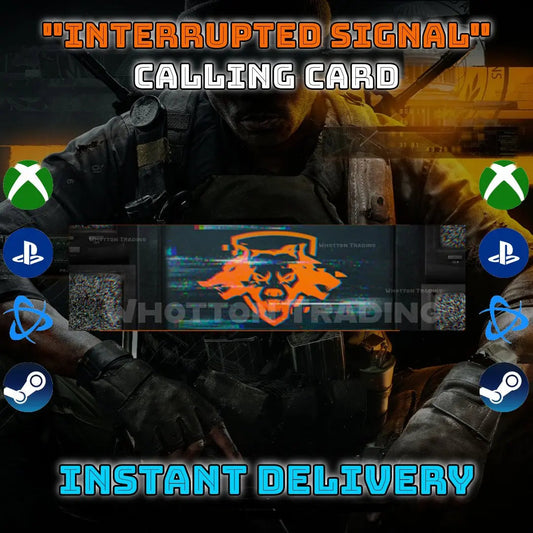Call of Duty Black Ops 6 | Asda  Interrupted Signal Calling Card