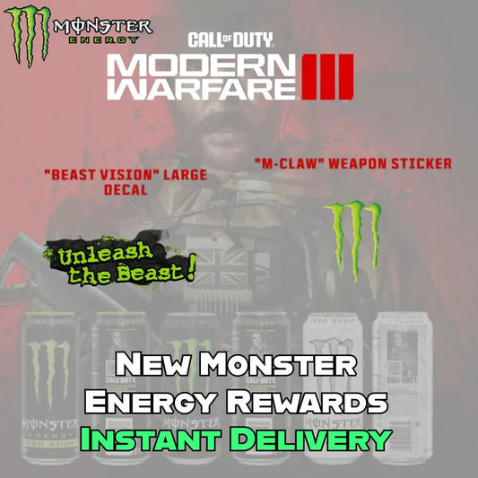 Call of Duty Modern Warfare 3 | Monster Energy Sticker and Decal Set