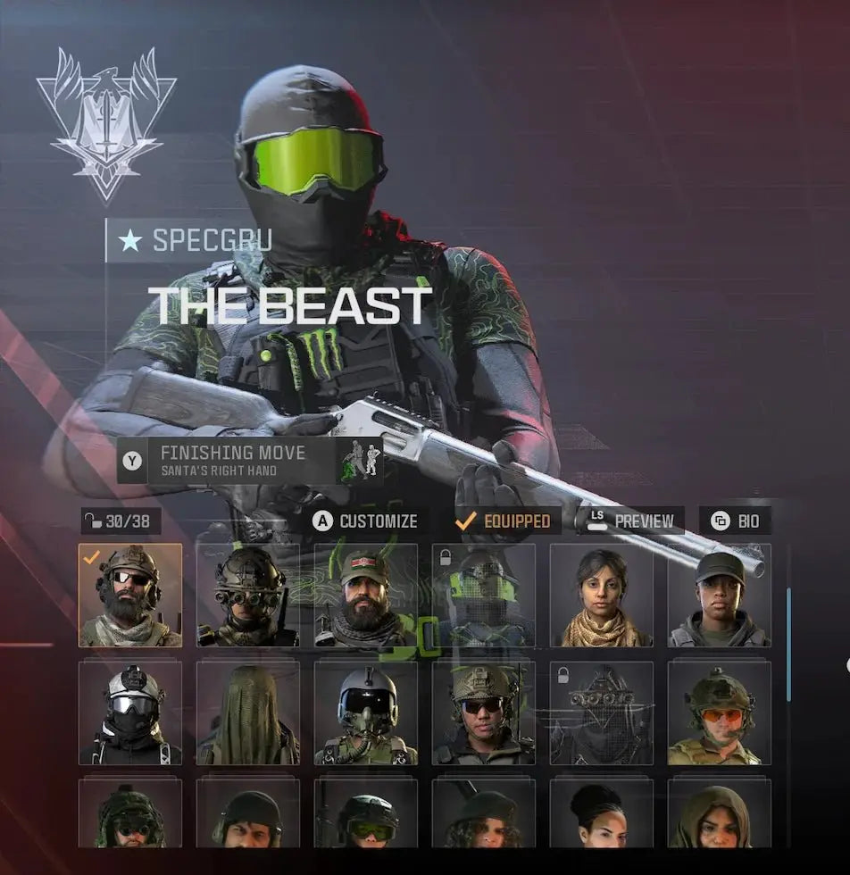 CALL OF DUTY x MONSTER ENERGY FULL SET BUNDLE