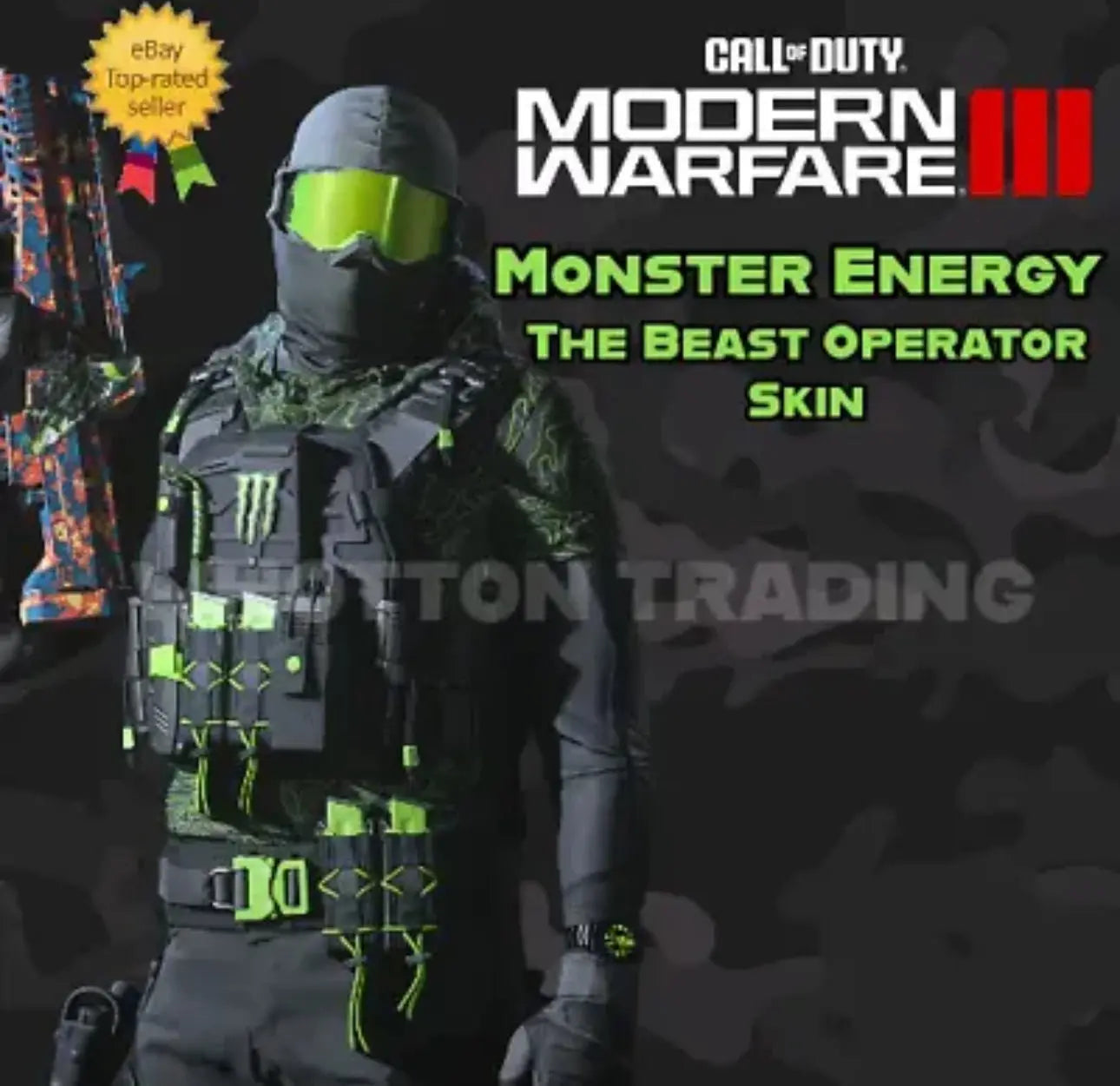 CALL OF DUTY x MONSTER ENERGY “THE BEAST” OPERATOR SKIN