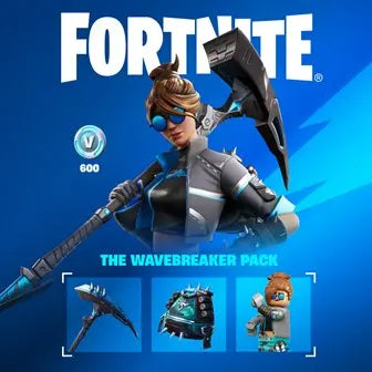 Fortnite The Wavebreaker Pack - Wavebreaker Outfit + LEGO Style, Dry Bag Back Bling, Swell Striker Pickaxe & 600 V-Bucks - Global Digital Code - PC/PS/Xbox