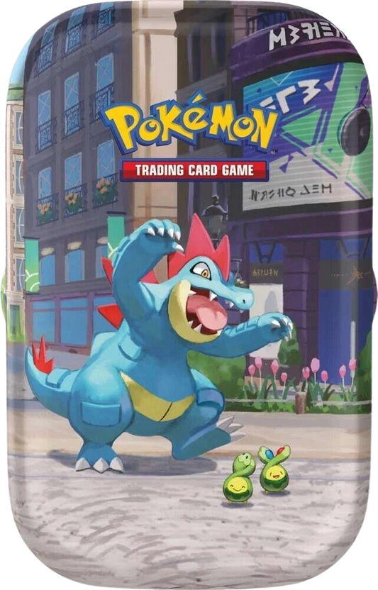 Lumiose City Mini Tin (Feraligatr & Budew) - Shop at xdovtoxtgo