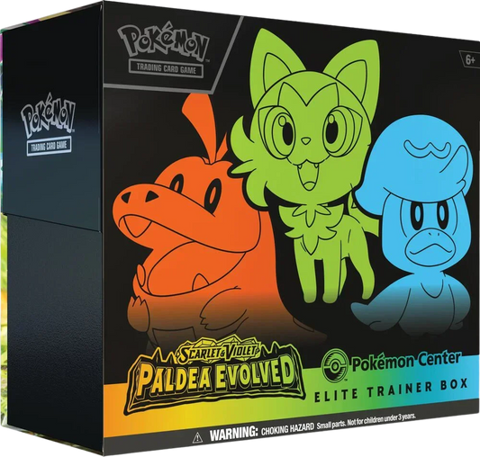 Scarlet & Violet: Paldea Evolved - Elite Trainer Box (Pokemon Center Exclusive) - Shop at xdovtoxtgo