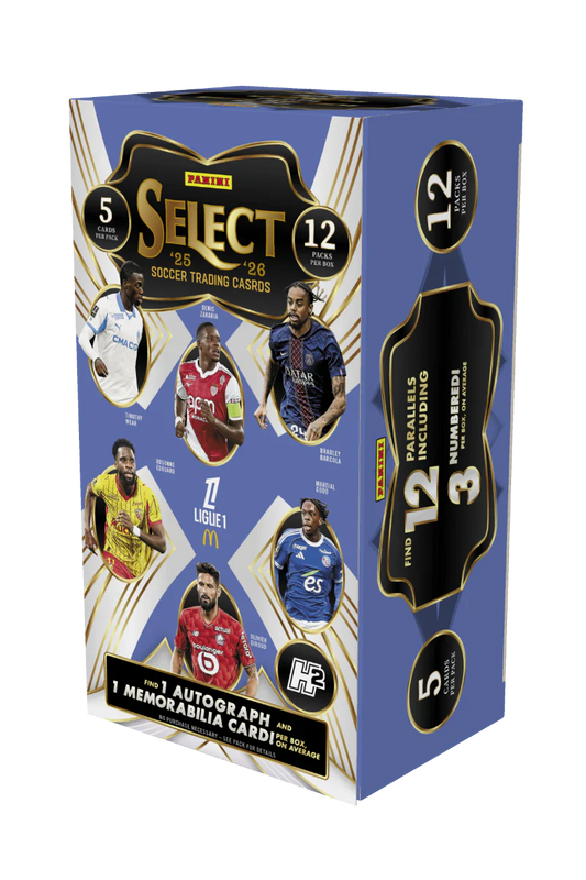 2025/26 Panini Select Ligue 1 Soccer H2 - Hobby Box - Shop at xdovtoxtgo