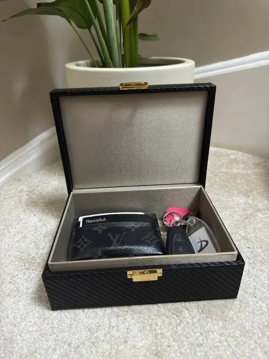 Faraday Box for Car Keys & 2 Pack Faraday Pouch, Keyless Car Key Signal Blocking Box